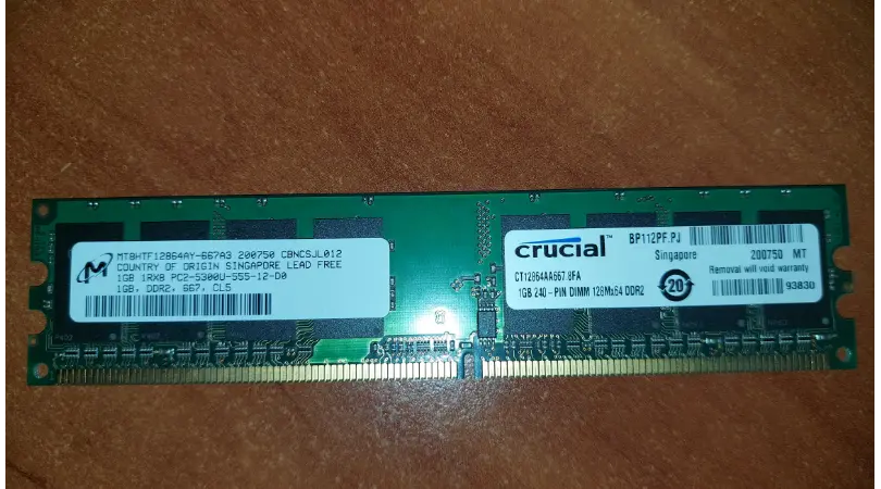 Crucisal DDR2 1G