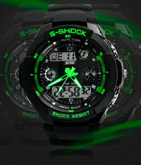 Skmei S-Shock Green 0931