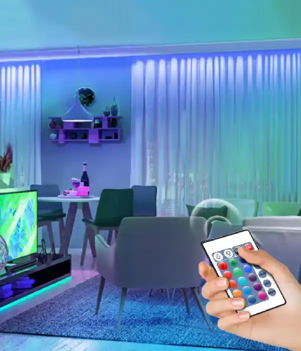 Світлодіодна стрічка багатобарвна 3528 RGB 5 м Led