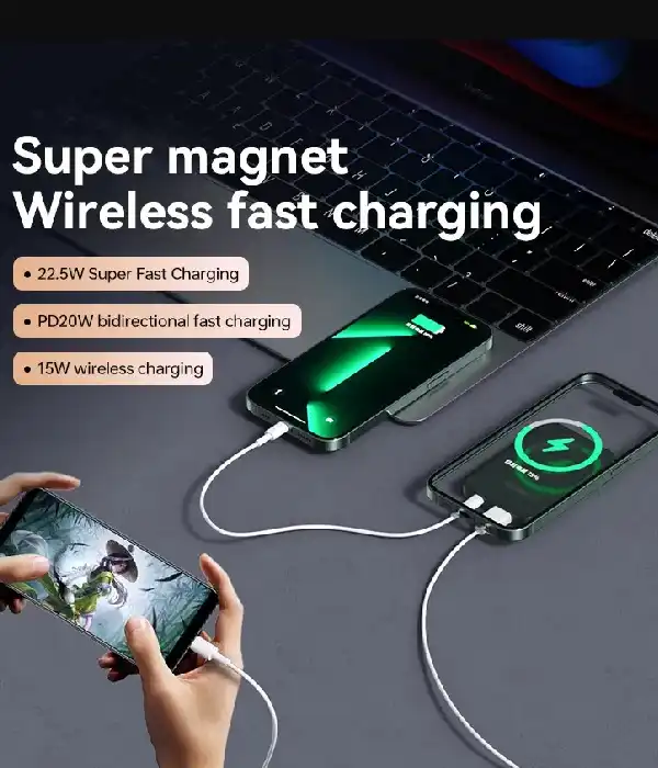 УМБ магнітний павербанк бездротовий MagSafe Power Bank Battery Pack MF