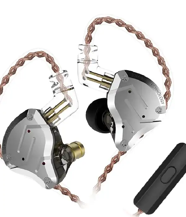 Навушники KZ ZS10 Pro з мікрофоном black