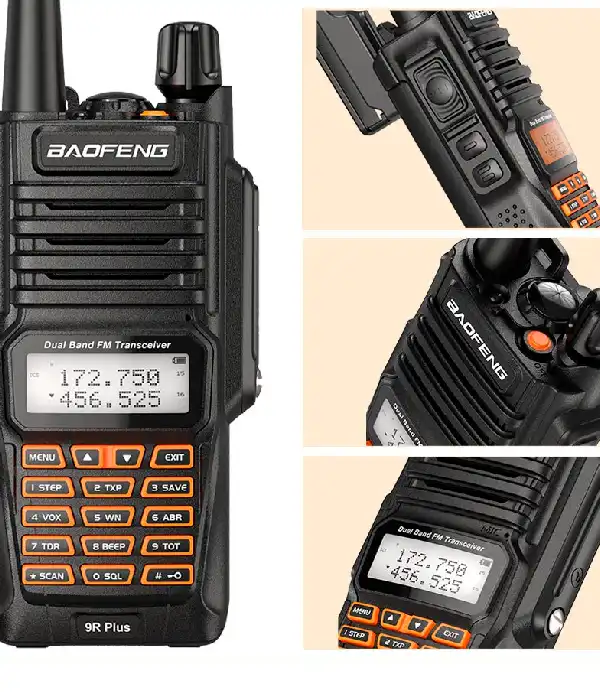 Рацiя Baofeng UV-9R Plus black