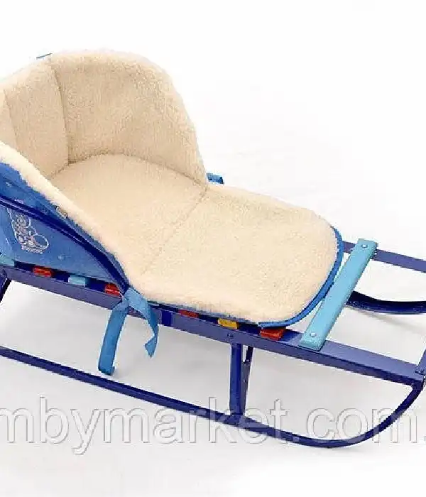 Матрацик у санки відкритий (овочева вовна) Baby Br