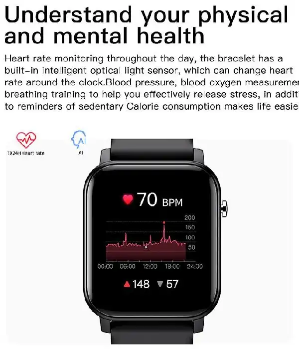 СТОК Розумний спорт годинник  HD  Bluetooth SN87 (