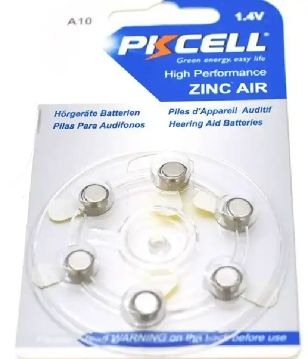 СТОК Батарейка повітряно-цинкова PkCell 1.4V ZA10 