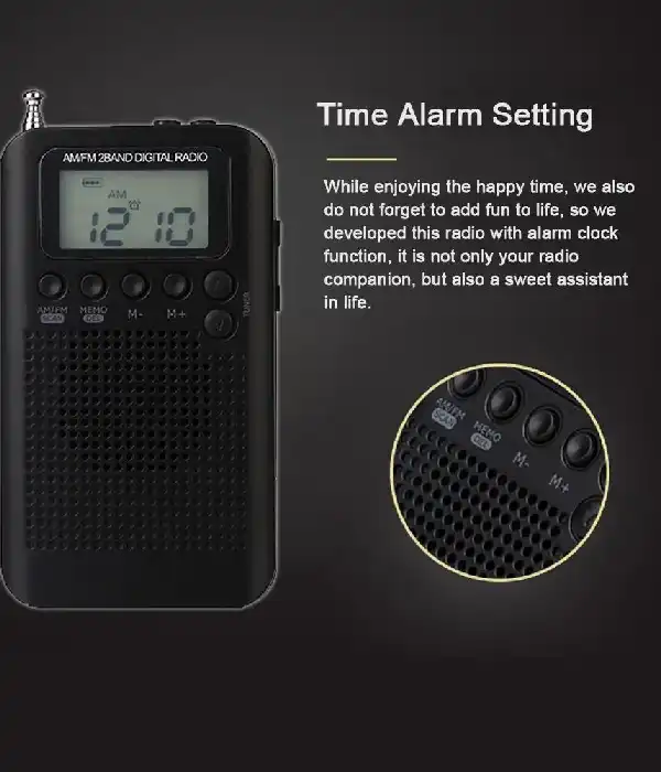 СТОК  HRD-104 Портативне AM/FM стерео-радіо-кишень